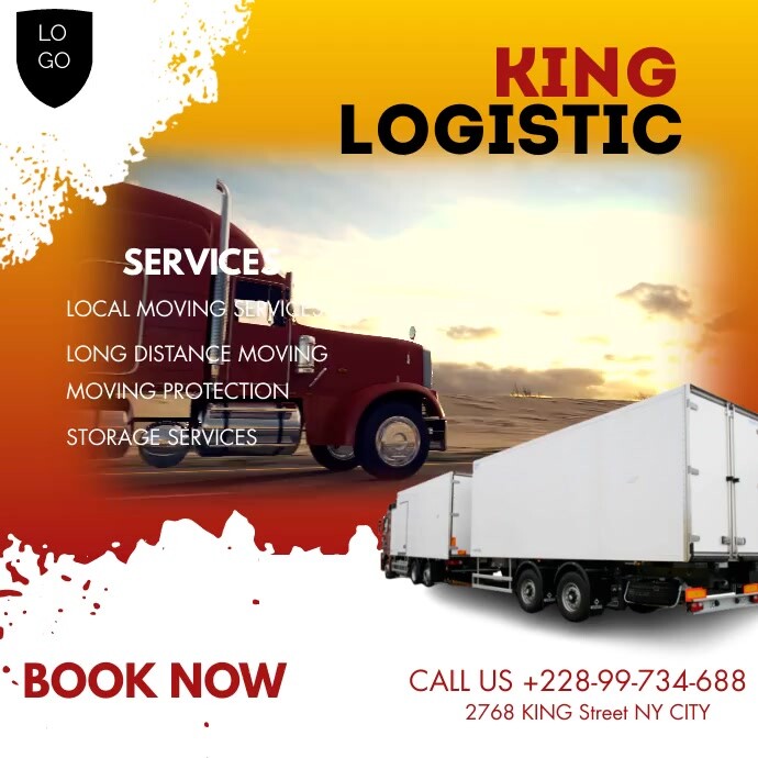Campaign Logistics Graphics logistics flyers template | PosterMyWall