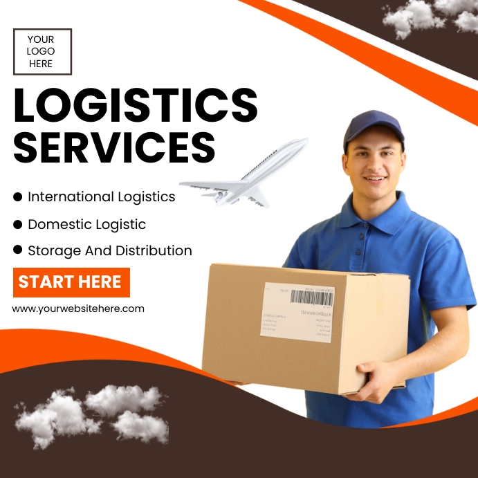 Logistics Services Ad Flyer Template | PosterMyWall