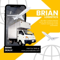 Logistics Ad Flyer Template | PosterMyWall
