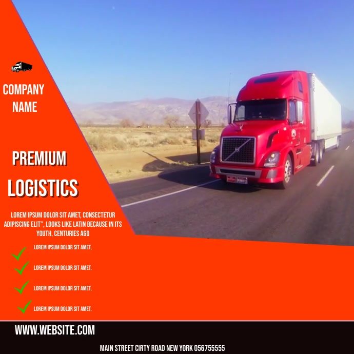 Campaign Logistics Graphics Logistics template | PosterMyWall