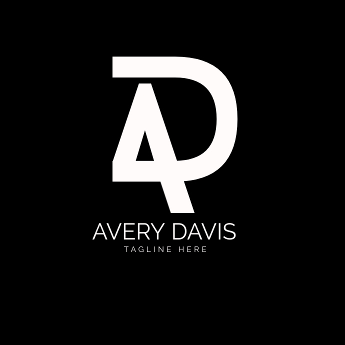 logo, a logo, d logo, ad logo Logotyp template