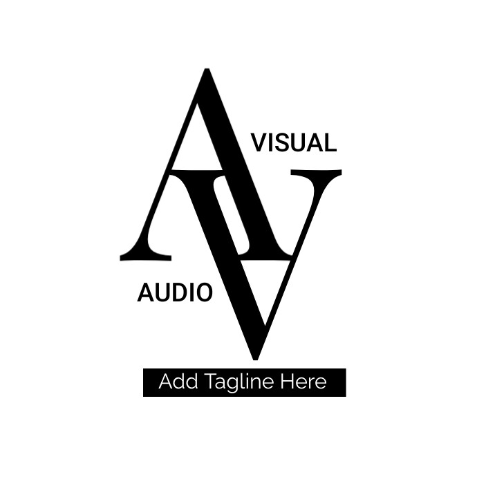 Logo, Audio company logo, Audio brand logo Logotyp template