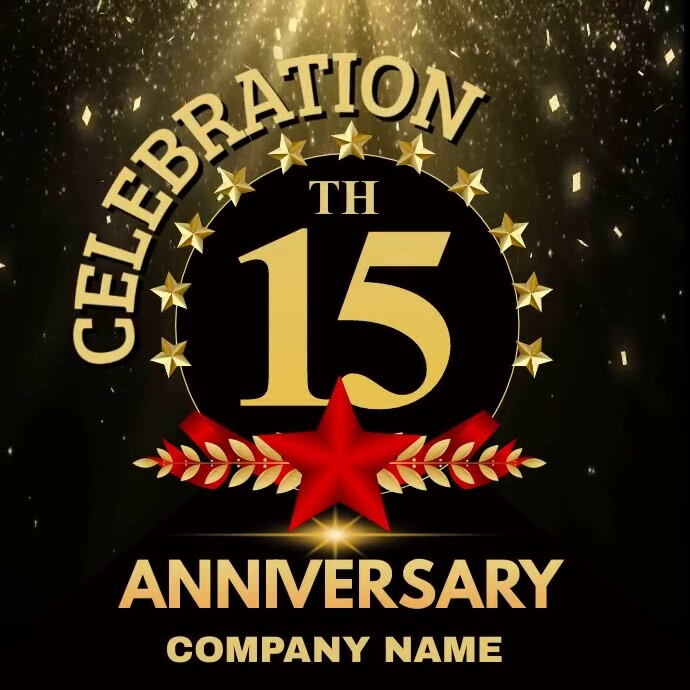 LOGO ANNIVERSARY 25TH,. Instagram Post template