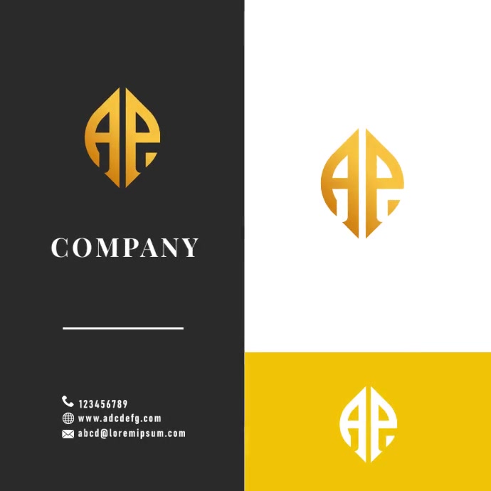 LOGO AP MONOGRAM TEMPLATE | PosterMyWall