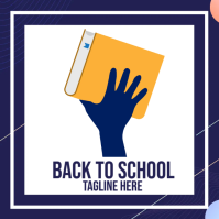 Weiß Logo Back To School Logo Template