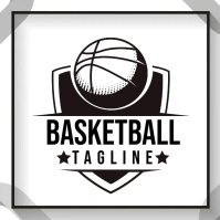 Logo Basketball Ads template