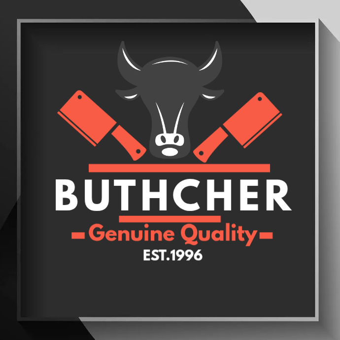 Logo Buthcher Ads Template | PosterMyWall
