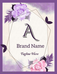 Logo Flyer (US Letter) template