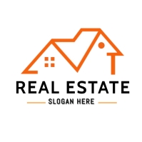 สีขาว Logo Housing Ads Logo Template