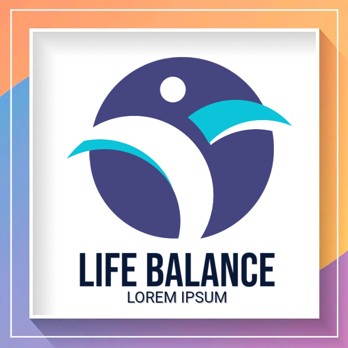 Copy of Logo Life Balance Design | PosterMyWall