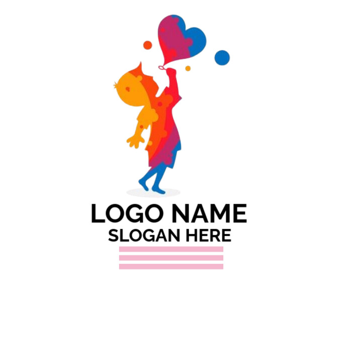 White Logo Name Logos Template | PosterMyWall