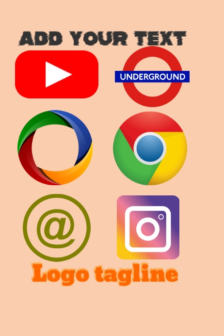Design For Tagline logo tagline Template | PosterMyWall