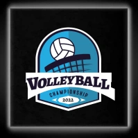 Logo Volleyball Championship template