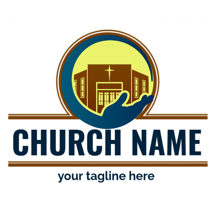 logos, church logo, christian logo, jesus, Template PosterMyWall