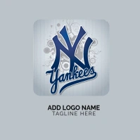 Logos And Uniforms Of The New York Yankees Mlb New York City Desktop, New York Yankees New Logo, Emb Logotyp template