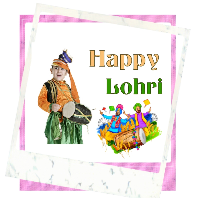 lohri Publicação no Instagram template