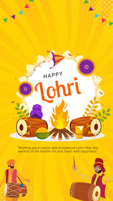lohri Digital Display (9:16) template