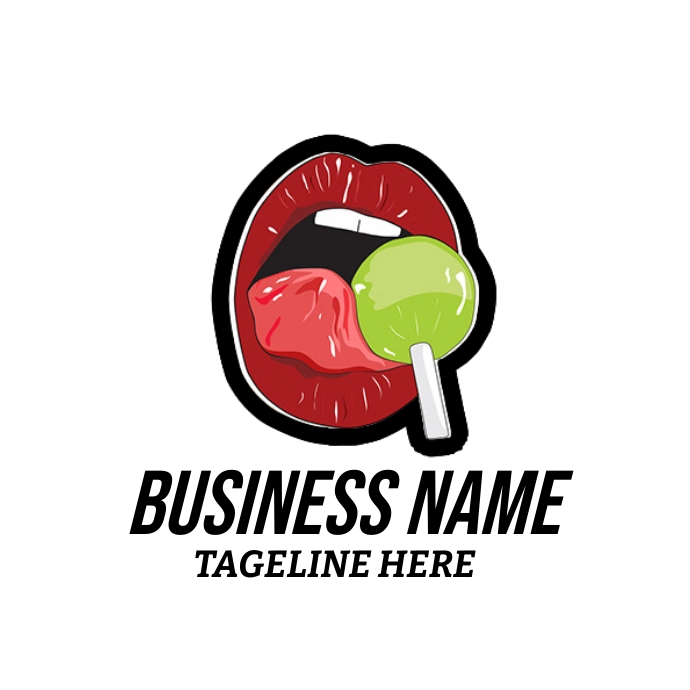 lollipop logo, candy logo, chocolate logo, ic template