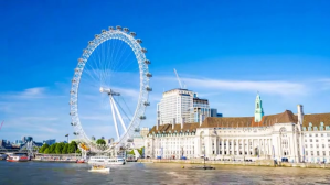 Blue london city river home ship YouTube Thumbnail Template