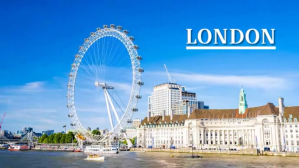Blue LONDON YouTube Thumbnail Template