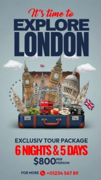 London Tour Agency Instagram Story template