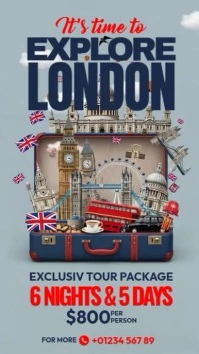 London Tour Agency Instagram Story template