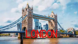 Blå London travel guide video ad YouTube Thumbnail Template
