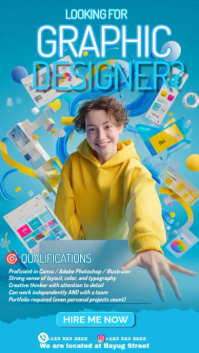 Looking For Creative Graphic Designers template