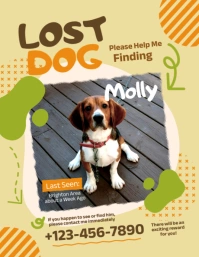 Lost Dog Flyer template
