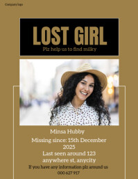 Lost girl Flyer (US Letter) template