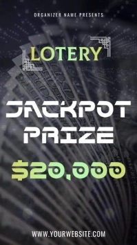 LOTTERY AD DIGITAL VIDEO Instagram Story template