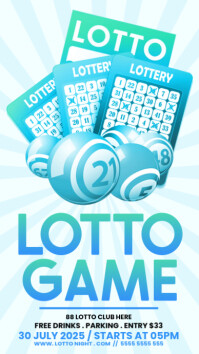 Lotto Game Instagram Story template