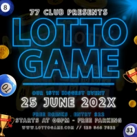 Lotto Game Kwadrat (1:1) template