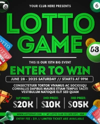 Lotto Game Instagram Portrait template