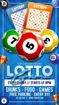 Lotto Game 数字显示屏 (9:16) template