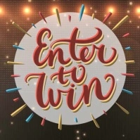 lotto lottery enter to win design template Pos Instagram