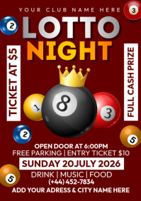 lotto night A1 template