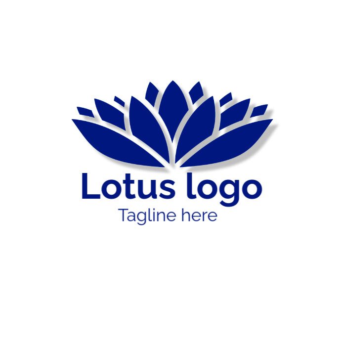 Lotus Logo Vector Full Circle Lotus Logo