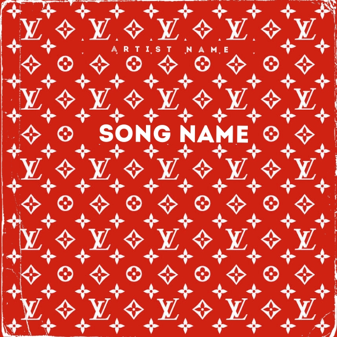 Louis Vuitton Supreme Album Cover Vorlage Vorlage Postermywall