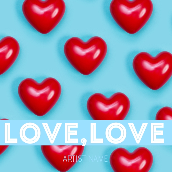 Love,love  ALBUM ART Okładka albumu template