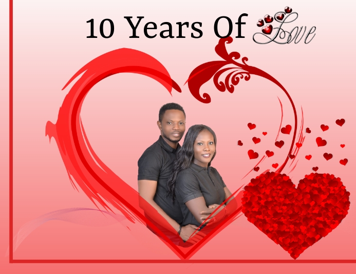LOVE (5) Ulotka (US Letter) template