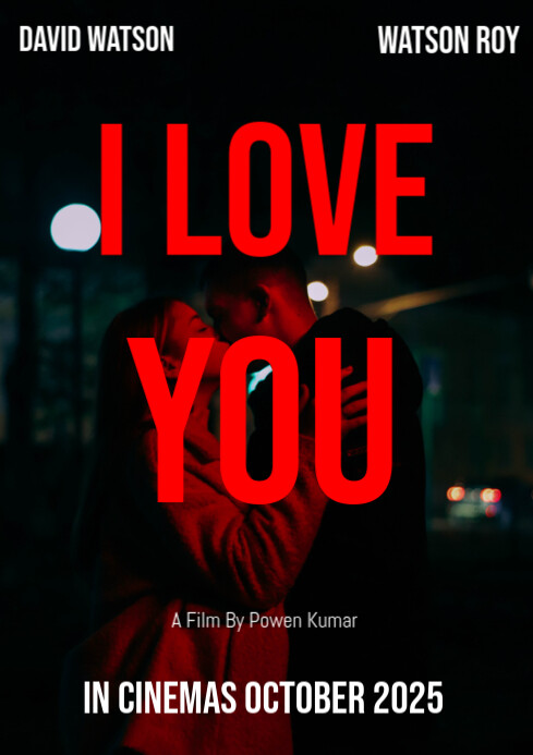 LOVE ALBUM COVER A4 template