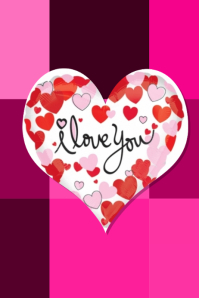 customizable design templates for love you template postermywall