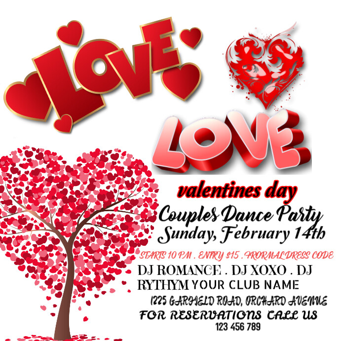 love is heart Template | PosterMyWall