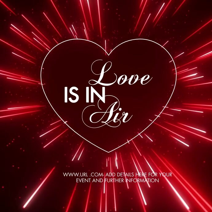 Love Is In The Air Template PosterMyWall Love Is In The Air Template PosterMyWall