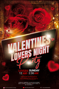 Love Is In The Air Poster template