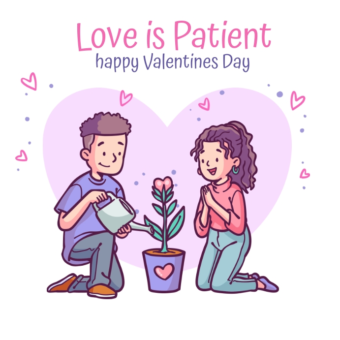 Love is Patient Poster Template | PosterMyWall
