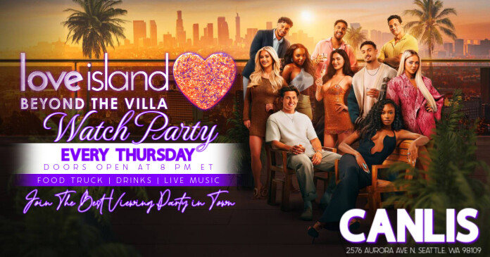 Love Island: Beyond The Villa Watch Party Template Facebook Gedeelde Prent