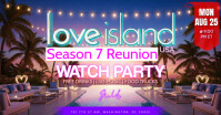Love Island USA Season 7 Reunion Watch Party Template Image partagée Facebook