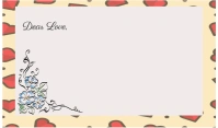 Love letter template Tag